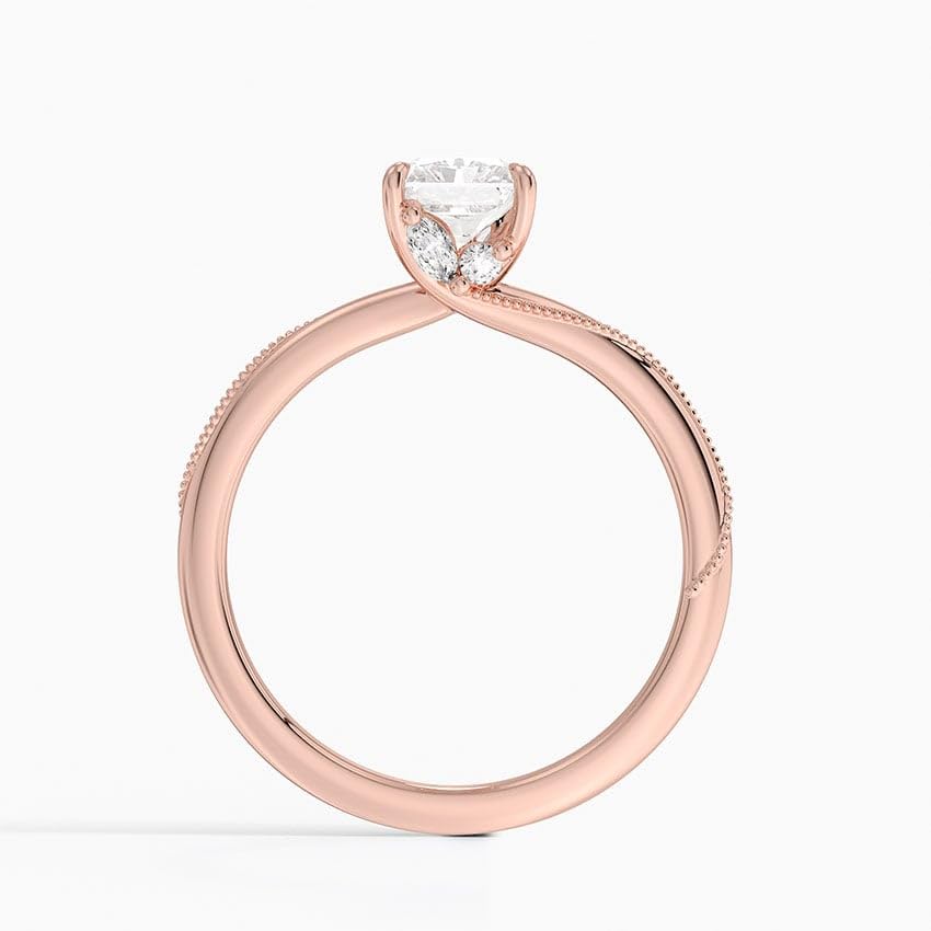 Solitaire 1 CT Radiant Cut Lab Grown Diamond Engagement Ring - view 7
