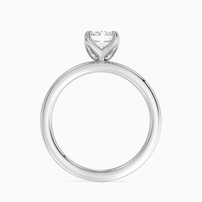 Solitaire 1 CT Radiant Cut Lab Grown Diamond Ring - view 3