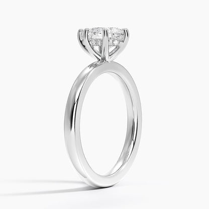Hidden Halo 1 CT Pear Cut Lab Grown Diamond Engagement Ring - view 2