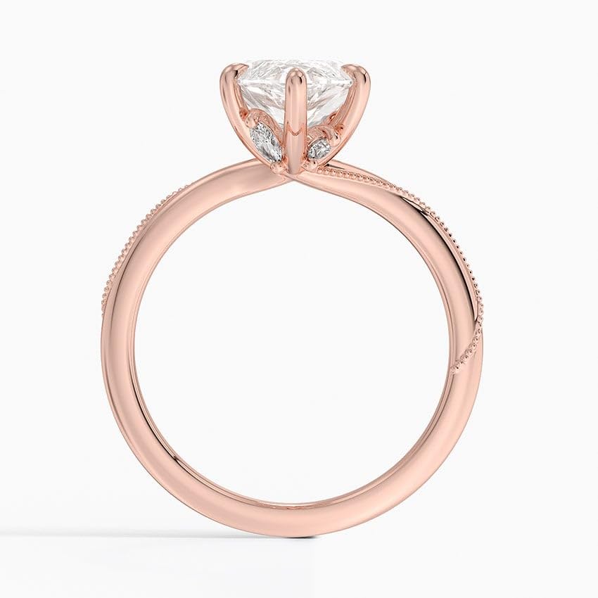 Solitaire 3 CT Marquise Cut Lab Grown Diamond Engagement Ring - view 6