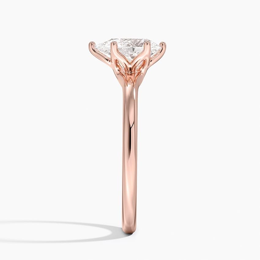 1 CT Pear Cut Lab Grown Diamond Engagement Ring - view 2