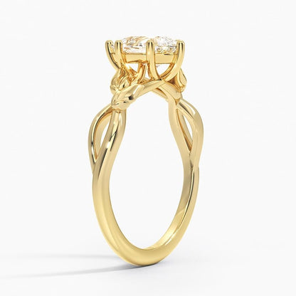 Split Shank 1 CT Pear Cut Lab Grown Diamond Engagement Ring - view 5