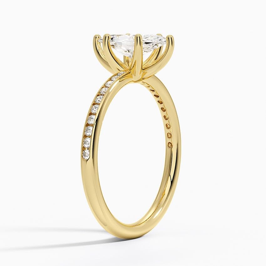 Solitaire 1 CT Marquise Cut Lab Grown Diamond Ring - view 7