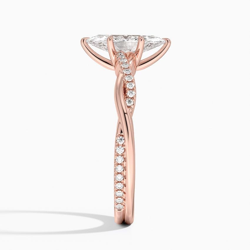 Twisted Vine 1 CT Marquise Cut Lab Grown Diamond Ring - view 7