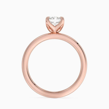 Solitaire 1 CT Radiant Cut Lab Grown Diamond Ring - view 7