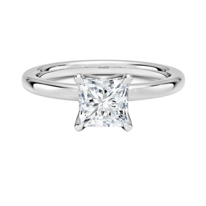 Solitaire 1 CT Princess Cut Lab Grown Diamond Ring - view 1