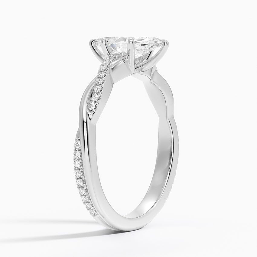 Twisted Vine 1 CT Marquise Cut Lab Grown Diamond Ring - view 3