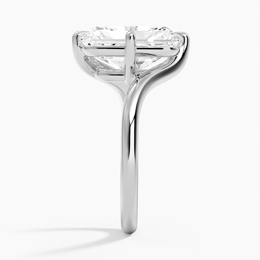 Radiant Cut 5 CT Lab Grown Diamond Engagement Ring - view 6