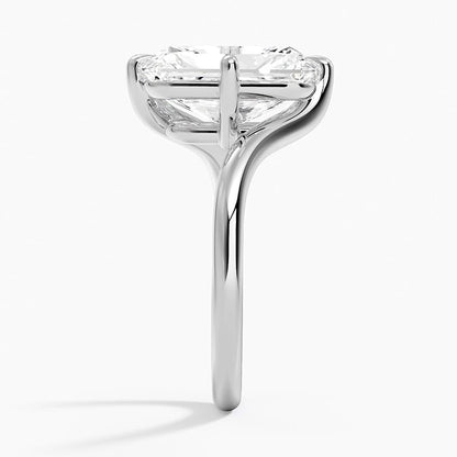 Radiant Cut 5 CT Lab Grown Diamond Engagement Ring - view 6