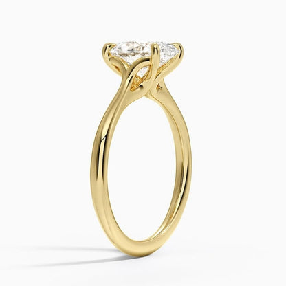 Solitaire 2 CT Oval Cut Lab Grown Diamond Ring - view 7