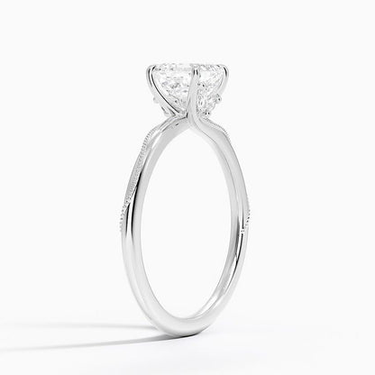 1 CT Asscher Cut Lab Grown Diamond Engagement Ring - view 4