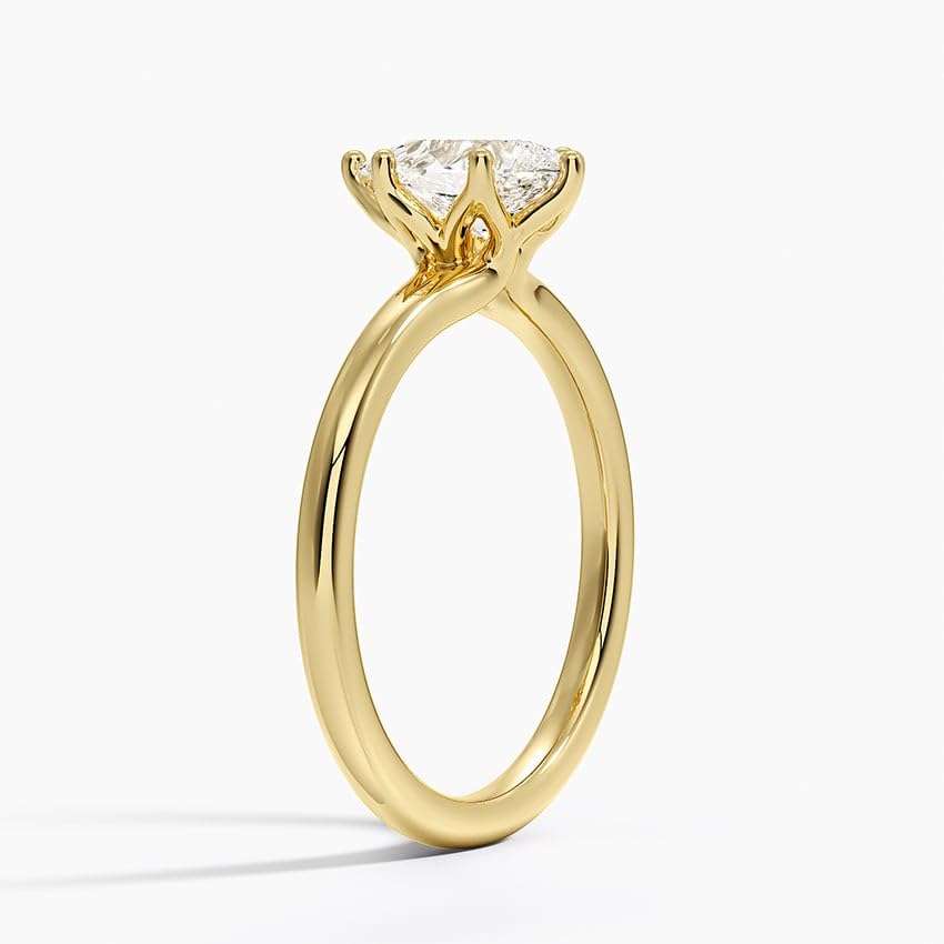 1 CT Pear Cut Lab Grown Diamond Engagement Ring - view 5