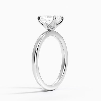 Solitaire 1 CT Radiant Cut Lab Grown Diamond Ring - view 2