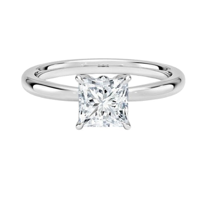 1 CT Princess Cut Lab Grown Diamond Engagement Ring - view 1