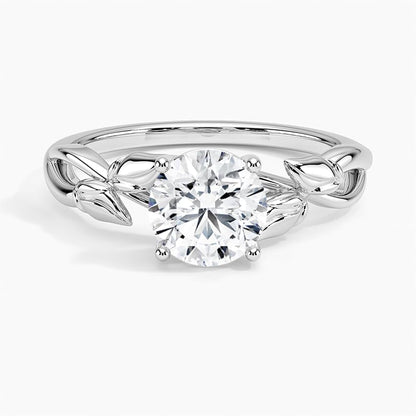 Split Shank 1 CT Round Cut Lab Grown Diamond Engagement Ring - view 6