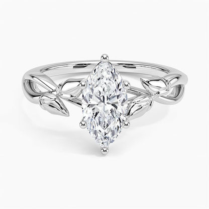 Split Shank 1 CT Marquise Cut Lab Grown Diamond Engagement Ring - view 4