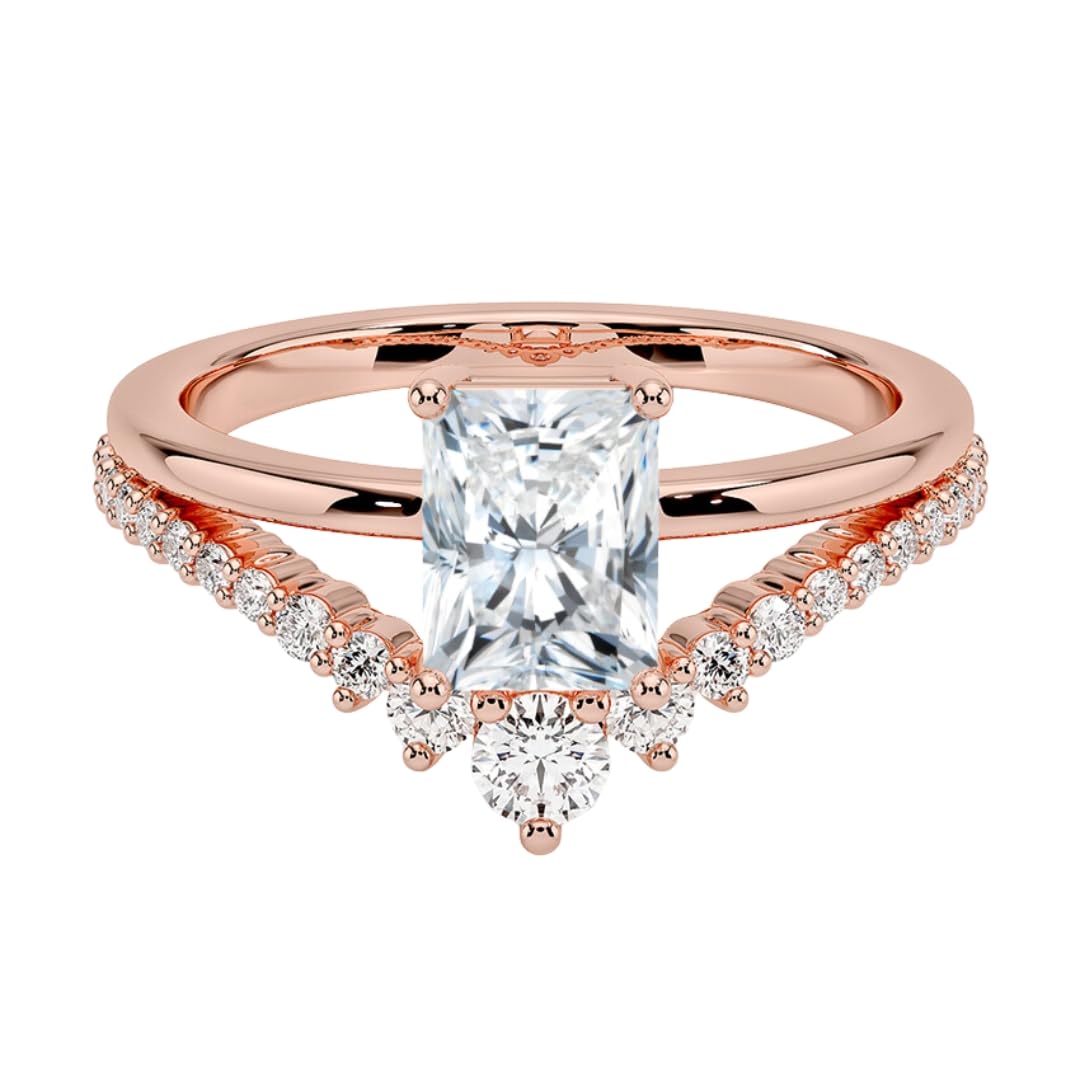 1 CT Radiant Cut Lab Grown Diamond
