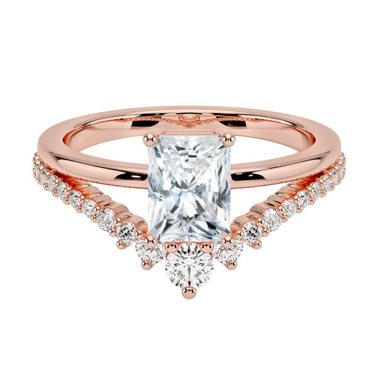 1 CT Radiant Cut Lab Grown Diamond