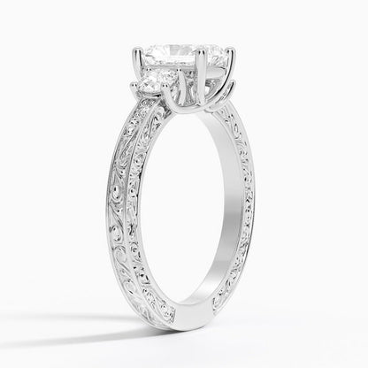Solitaire 1 CT Radiant Cut Lab Grown Diamond Engagement Ring - view 5