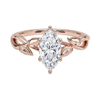 Split Shank 1 CT Marquise Cut Lab Grown Diamond Engagement Ring - view 1