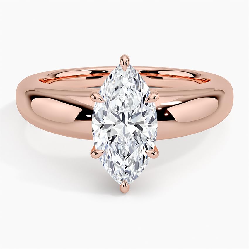 2 CT Marquise Cut Engagement Ring - view 4
