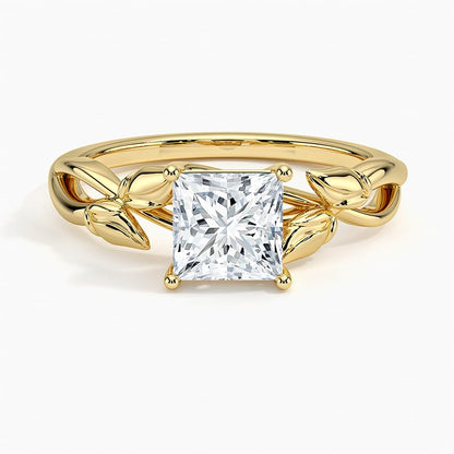 Split Shank 1 CT Princess Cut Lab Grown Diamond Engagement Ring - view 6
