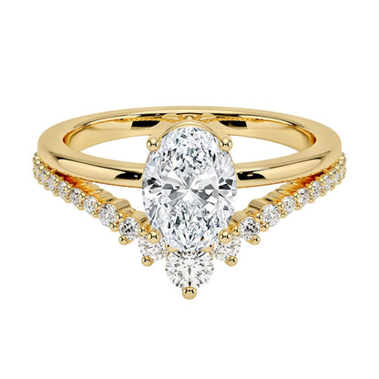 1 CT Oval Cut Lab Grown Diamond