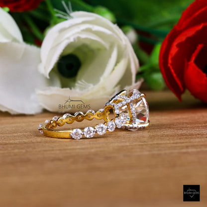 Hidden Halo Ring For Women