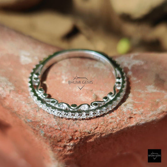 1.5MM Moissanite Wedding Set | Moissanite Engagement Ring
