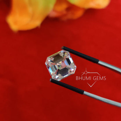 Asscher 1CT-10CT Loose Moissanite Diamond - view 4