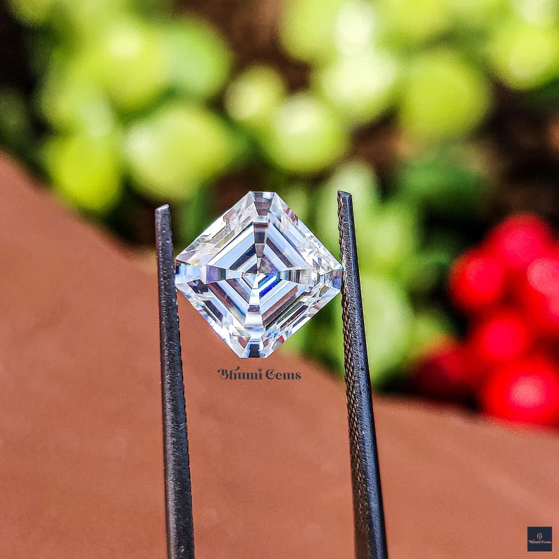 Asscher 1CT-25CT Loose Moissanite Diamond - view 5