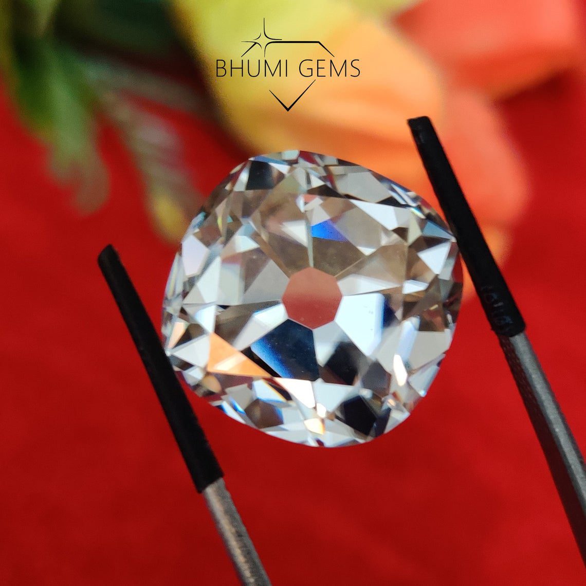 Cushion OEC 2CT-30CT Colorless Moissanite Loose Diamond - view 5