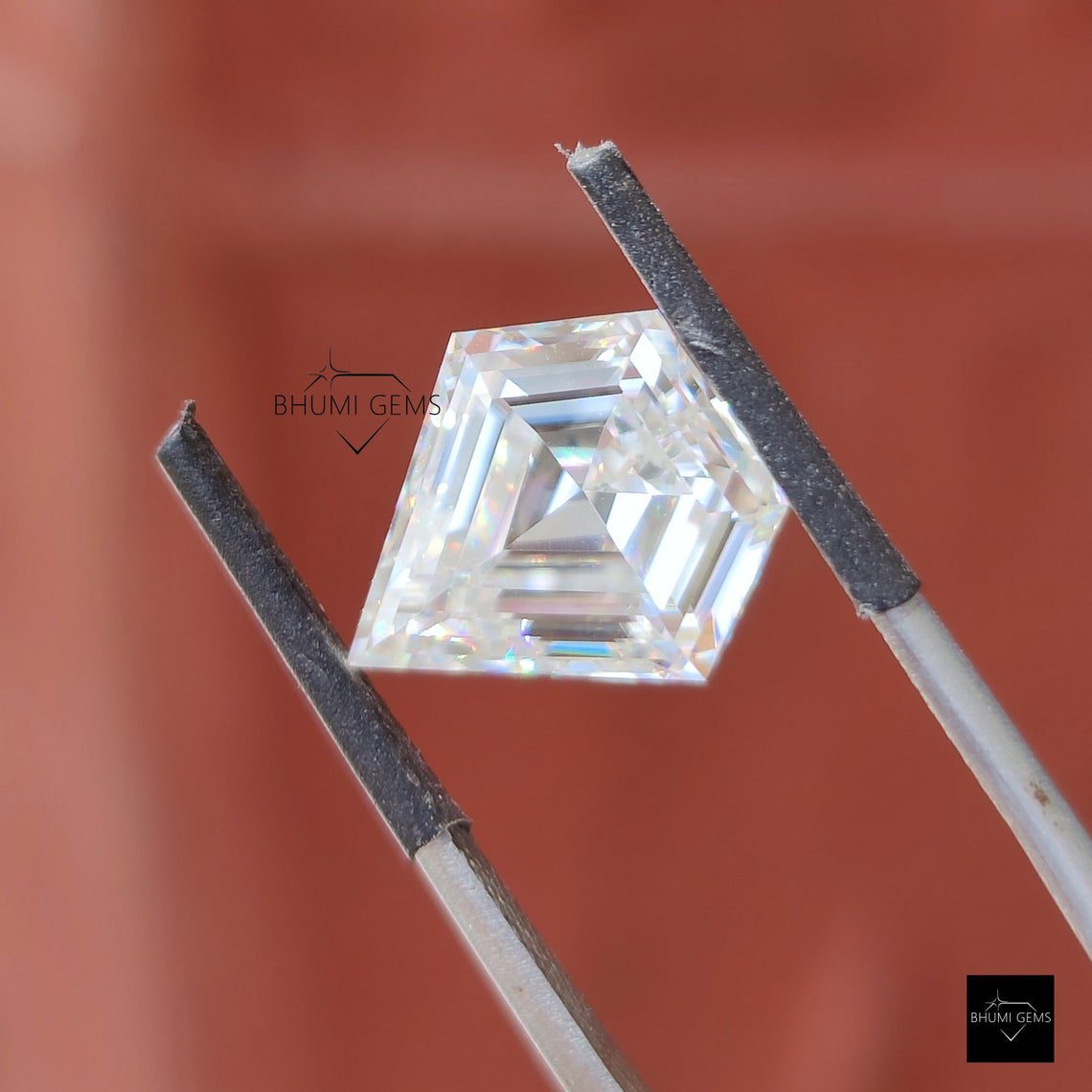 Fancy Diamond Shape Cut Loose Moissanite Diamond Gemstone For Making Jewelry Engagement Ring - view 4