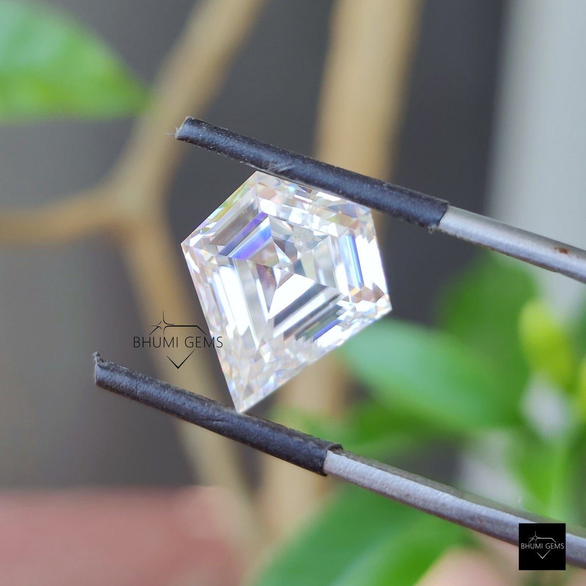 Fancy Diamond Shape Cut Loose Moissanite Diamond Gemstone For Making Jewelry Engagement Ring - view 2