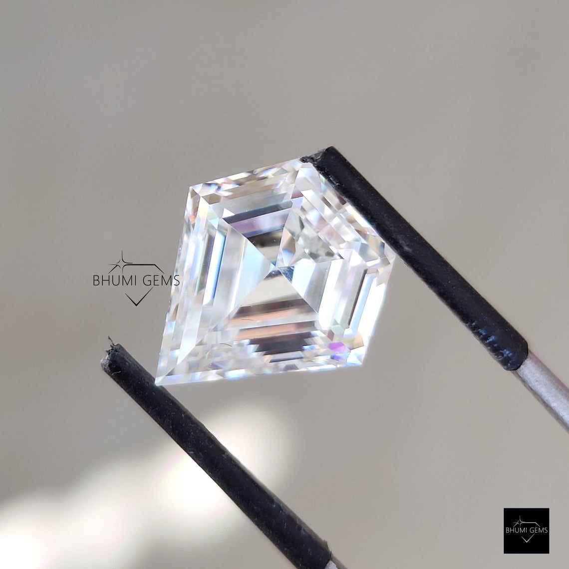 Fancy Diamond Shape Cut Loose Moissanite Diamond Gemstone For Making Jewelry Engagement Ring - view 6