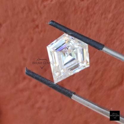 Fancy Diamond Shape Cut Loose Moissanite Diamond Gemstone For Making Jewelry Engagement Ring - view 5