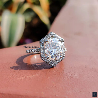 Oval Engagement Ring - view 2