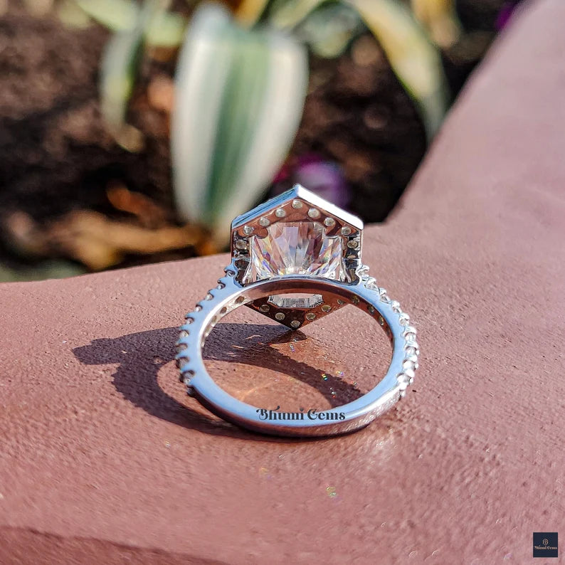 Oval Engagement Ring - view 3