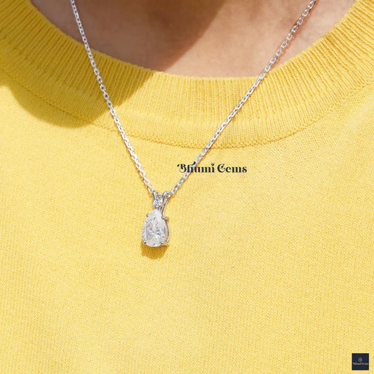 Pear Moissanite - view 2