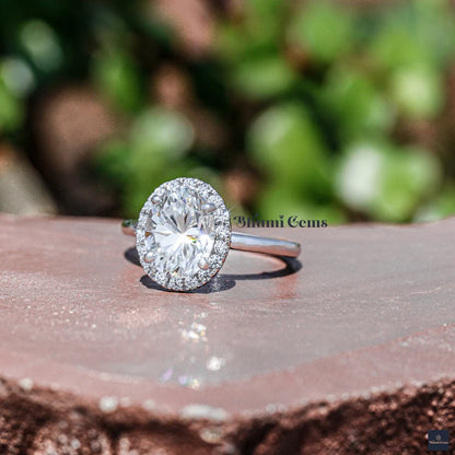 2 CT Oval Engagement Ring - view 5