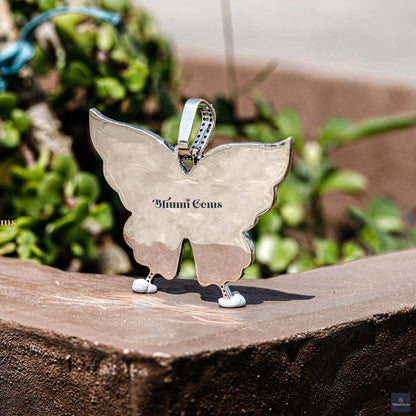 Butterfly Moissanite Pendant - view 4