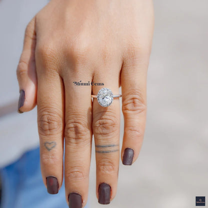 2 CT Oval Engagement Ring - view 4