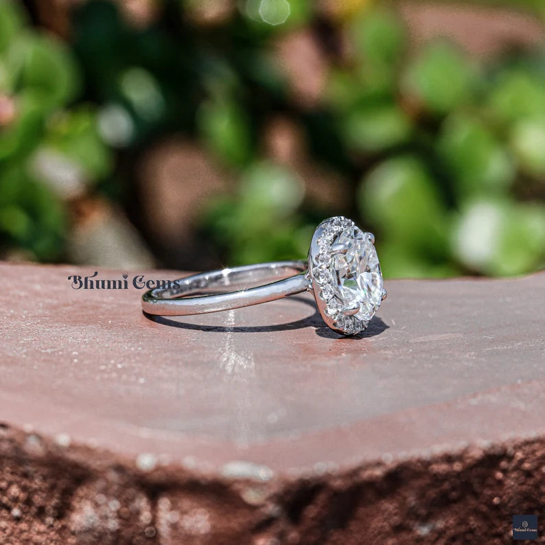2 CT Oval Engagement Ring - view 2