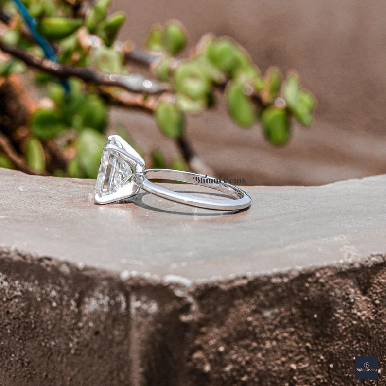 5 CT Radiant Cut Engagement Ring - view 3