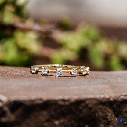 Sparkle and Shine with our Colorless Moissanite Wedding Band