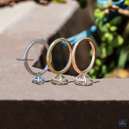 1/2/3 CT Oval Moissanite Ring - view 5