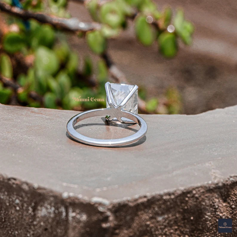 5 CT Radiant Cut Engagement Ring - view 5