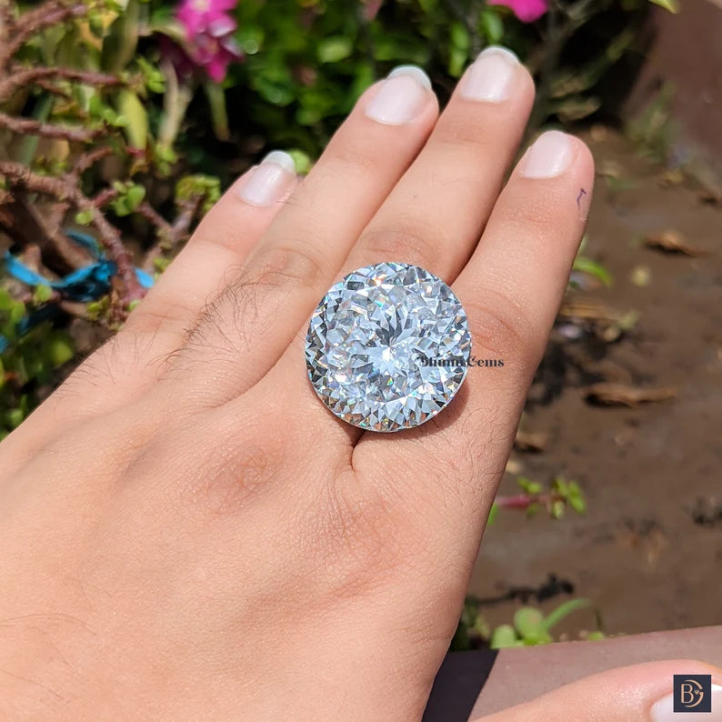 100 CT Huge Portuguese Cut Loose Moissanite Diamond