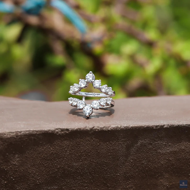 Moissanite Matching Guard Ring Enhancer