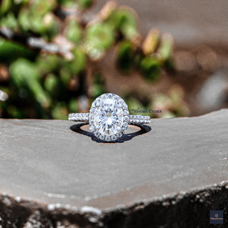 2 CT Oval Engagement Ring - view 5